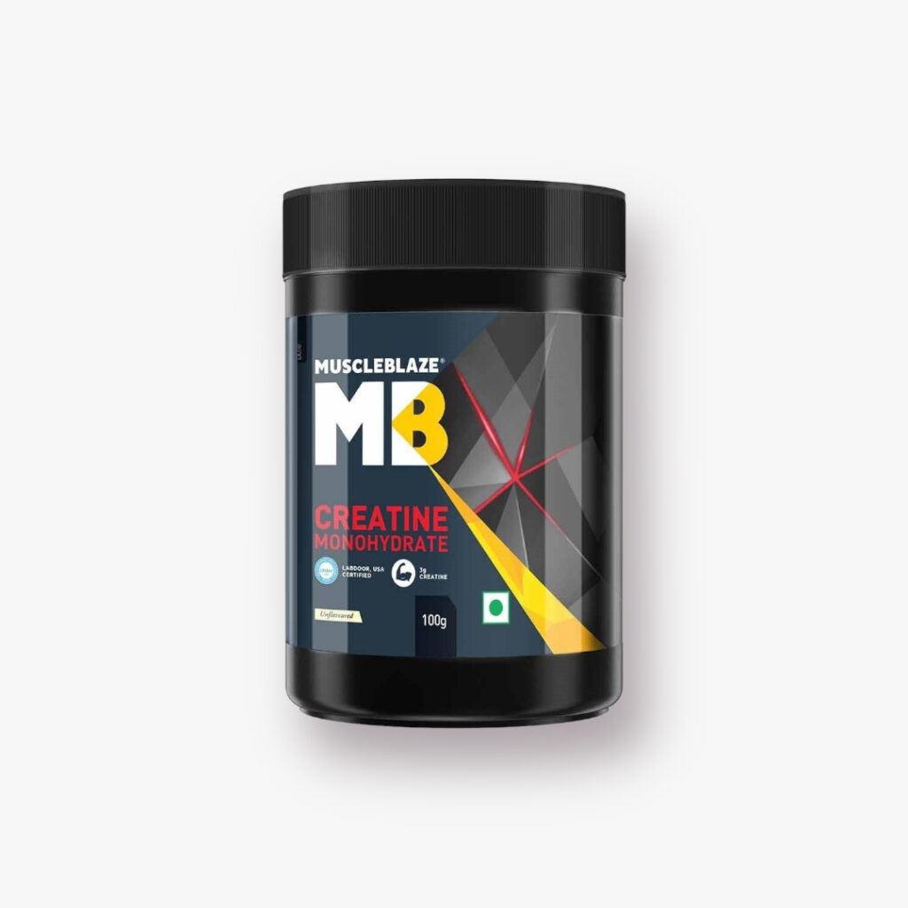 Buy MuscleBlaze Creatine Monohydrate 100gm Ayurhub