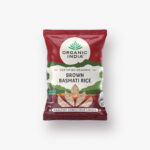 Organic India Brown Basmati Rice 1kg Front