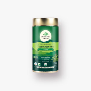 Organic India Tulsi Green Tea Classic Tin 100gm