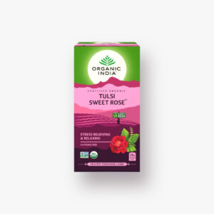 Organic India Tulsi Sweet Rose 25 Tea Bags